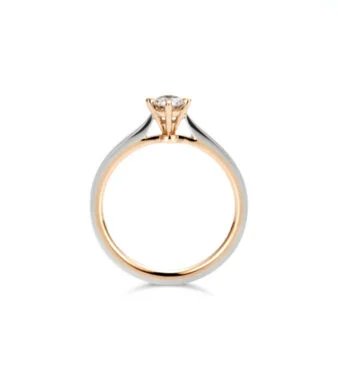 Jierra rose gold ring